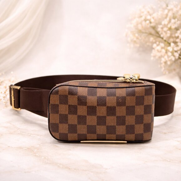 Louis Vuitton Handbags - Authentic Louis Vuitton Geronimos Damier Ebene Waist Bag Sling Belt Bag